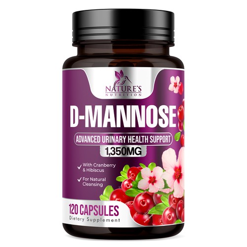 Design Colorful D-Mannose Design Needed for Nature's Nutrition por UnderTheSea™