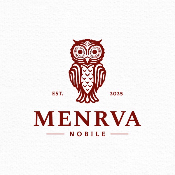 Owl of Minerva Goddess Logo