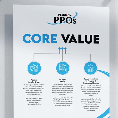 Core Values Poster Diseño de Monki D Loy