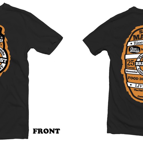 Create the next t-shirt design for The Cask & Rasher デザイン by MVS.design
