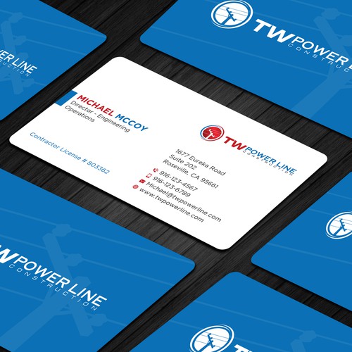 Business Card for a high voltage company Design by prosenjit_P