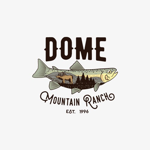 Dome Mountain Ranch Logo!!! Design by iyank iyo