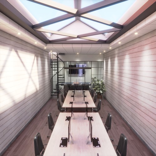 Office design for software development company Design by BenTō.