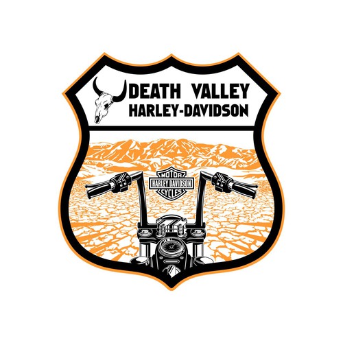 edgy harley-davidson logo Design by dan.elco09