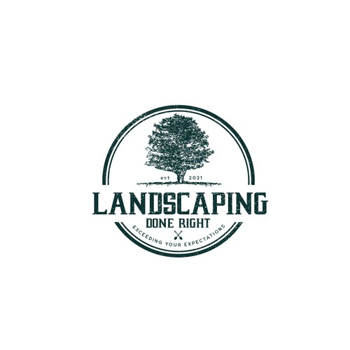 Searching for Clean, Indelible Logo for Landscaping Company Design by Arwen14