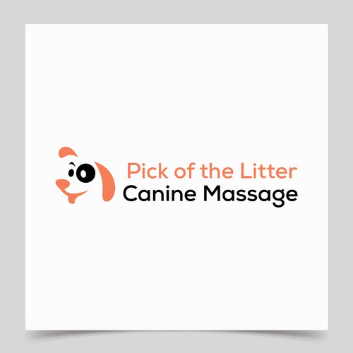 Design creative and clean canine massage therapy logo that stands apart from other pet related logos Design réalisé par Rudrapriya