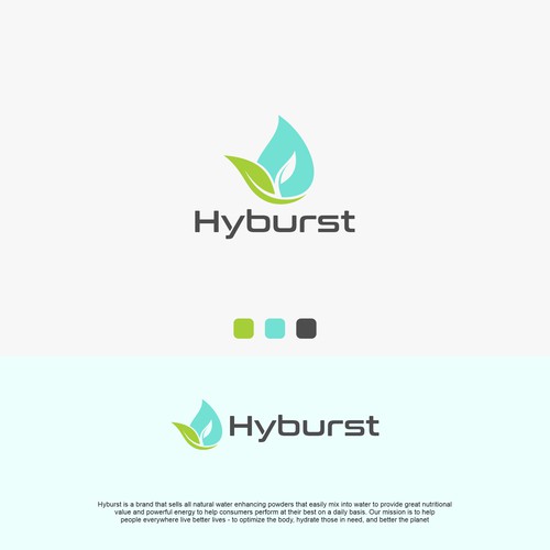 Design Design a powerful and modern logo for a new natural, energizing and nutritious powered drink brand por arfand's