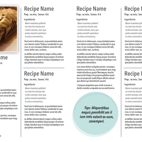 Cook Book Cover & Content Design Design by suzieQ Designs