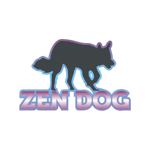 zen dog t shirt