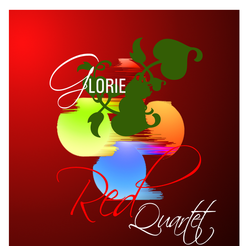 Glorie "Red Quartet" Wine Label Design Diseño de predatorox