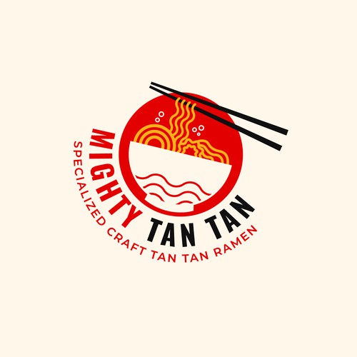 Japanese Tan Tan Ramen Shop Logo Design by Srdjan Savić