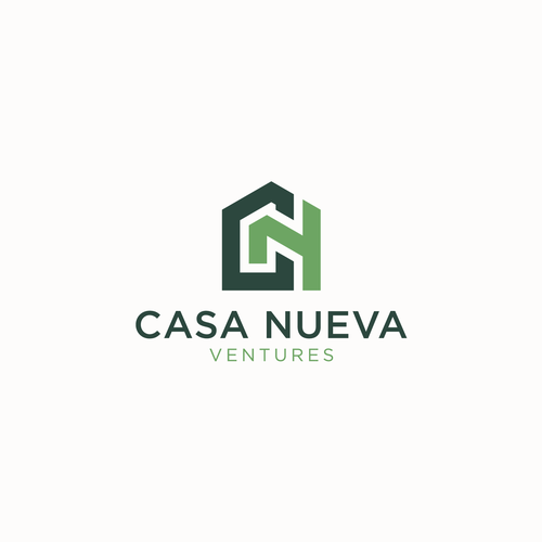 Real estate investing logo symbolizing growth Design by vecrow