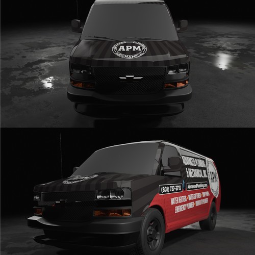 Looking for an eye catching Plumber van wrap Design by icon89GraPhicDeSign