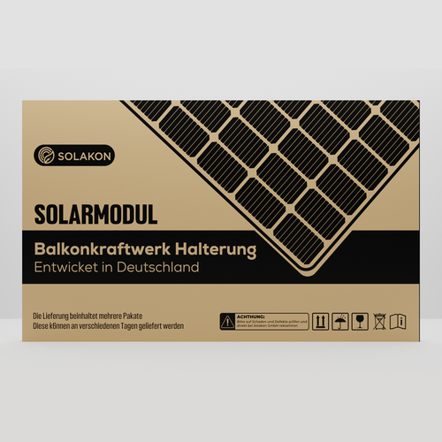 Create a nice Packaging Design for Solar Panels Design by Purushotham49