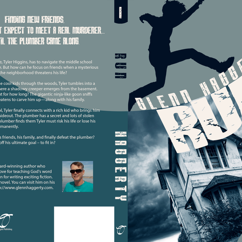 Create an awesome book cover for a middle-grade boys adventure story, Run! Design by RoseannaWhiteDesigns