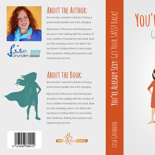 Book Cover Front/Back For "You're Already Sexy: Get Your Sassy Back!" Ontwerp door CreatePX™