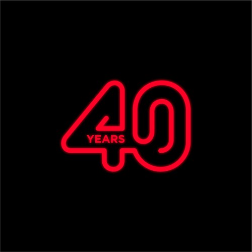 Looking for a modern, expressive 40 years jubilee logo Design by syifa maulana