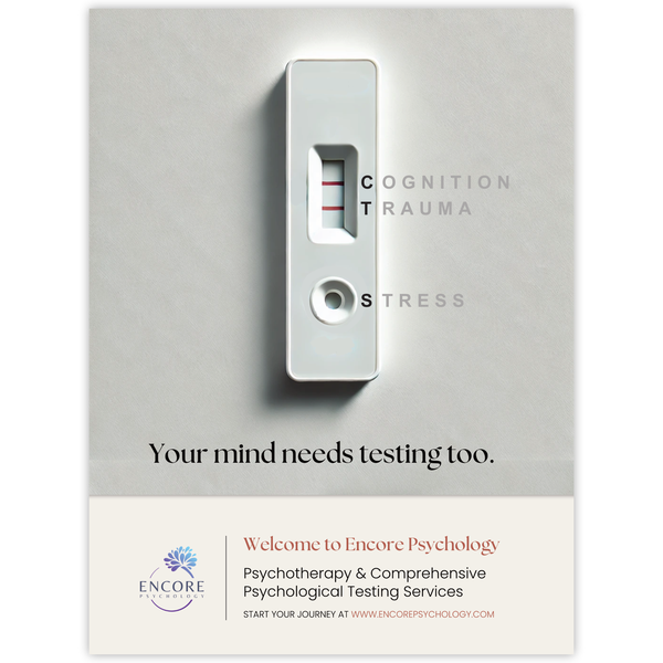 Design by Stephan VP titled "Ad for psychological testing centre. "