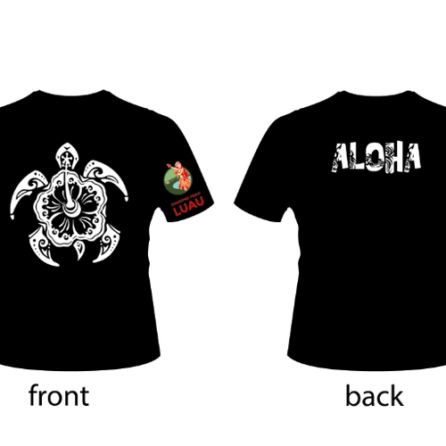 Create A Shirt Souvenir For The Hottest Luau In Hawaii Design réalisé par Janzi