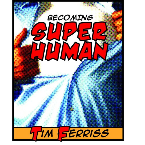 "Becoming Superhuman" Book Cover Ontwerp door Aneta