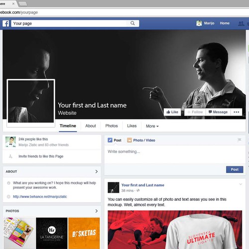 Facebook cover contest entry by Sanja Menićanin