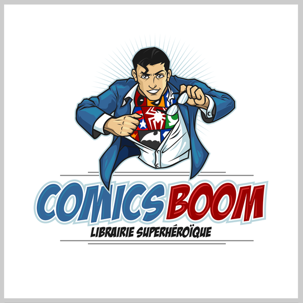 Design by catur ady titled "Comics Boom Logo & Brand Identity Pack"