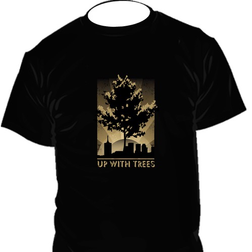 Create Trendy T-shirt Design for Urban Forestry Non-profit! Design by kationsky
