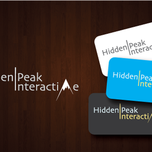 Logo for HiddenPeak Interactive Design by Juniper Co.