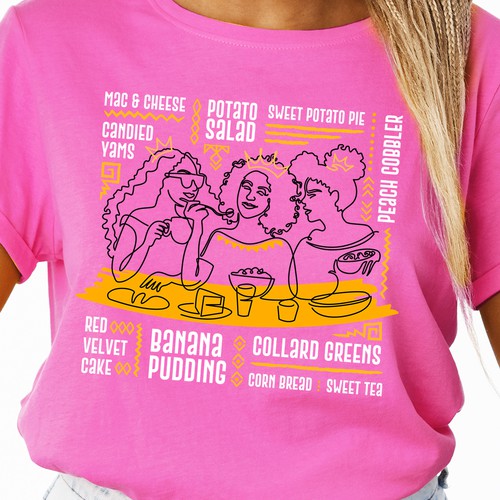 Design Soul Food/Foodie Themed T-Shirt Designs di yulianzone