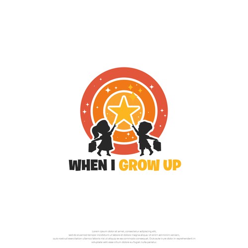 When I Grow Up Logo Design by norzone