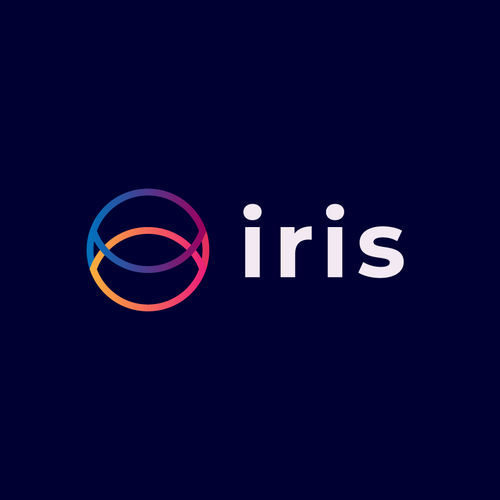 Logo for Iris, the decentralized alternative to social media giants Design by Brainstorm GD