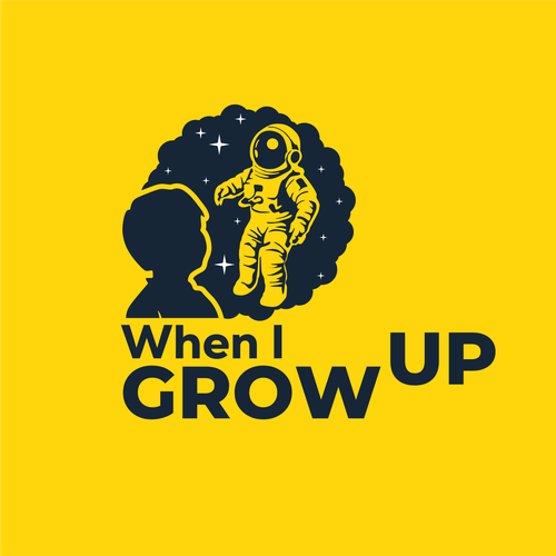 When I Grow Up Logo Design by D'jwara