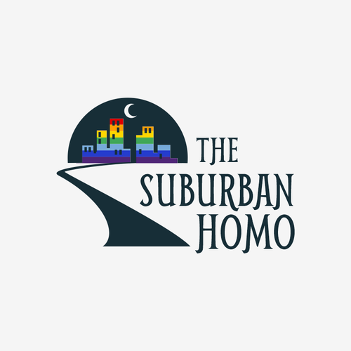 logo for lifestyle site of a thirty-something gay guy living in the burbs Design by Ok Lis