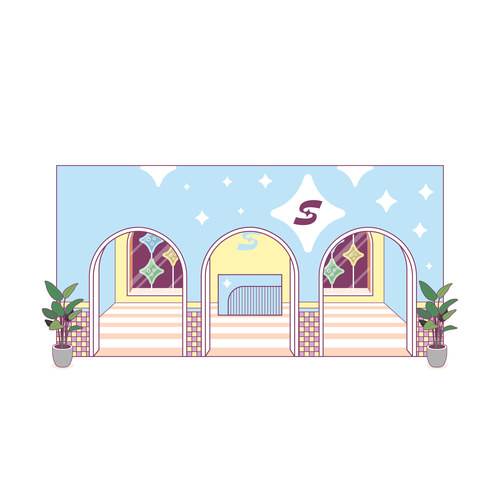 Create a storefront sketch for an aspiring accessories brand Design von Depanda7