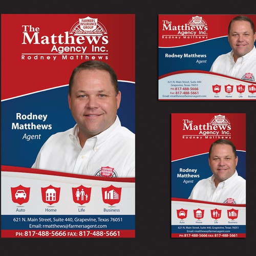 New postcard or flyer wanted for The Matthews Agency Inc Design by Daniyal_82