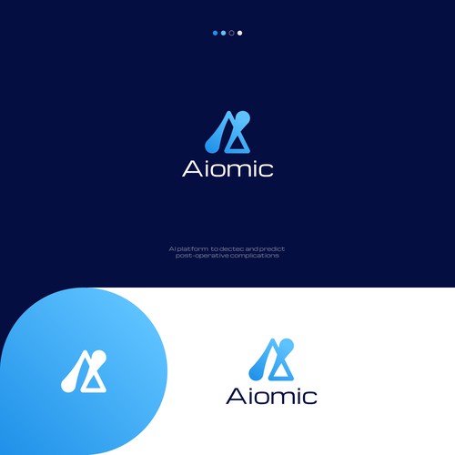 New logo for Aiomic (AI healthtech company) Design by useffbdr