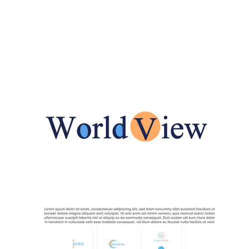 WorldView Magazine Logo Design by Rabeyi