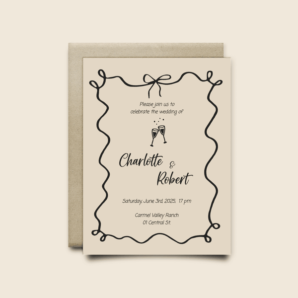 Design of Wedding Card Invitation