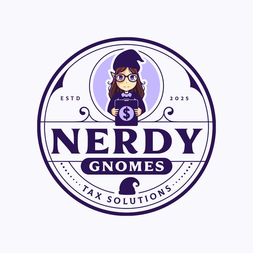 We need a fun, quirky yet professional logo/branding for a start up tax preparation business Design by Trzy ♛