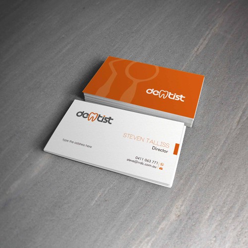 create professional cards for our dental business Design réalisé par grintdeveraux