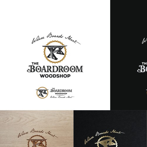 Designs | The Boardroom Woodshop | Logo design contest