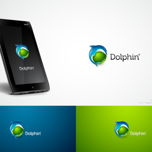 New logo for Dolphin Browser Design por magico