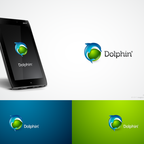 New logo for Dolphin Browser Design by magico