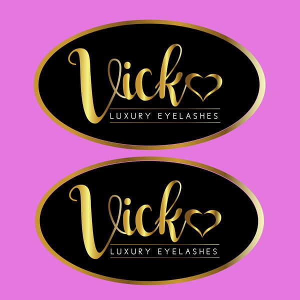 Logo para pestañas lujosas.