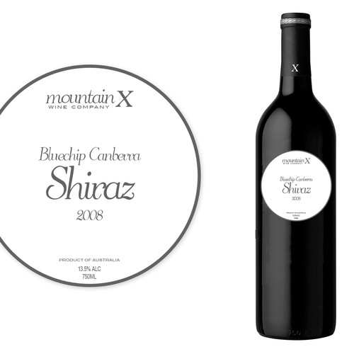 Mountain X Wine Label Ontwerp door Oded Sonsino