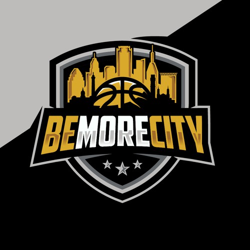 Basketball Logo for Team 'BeMoreCity' - Your Winning Logo Featured on Major Sports Network Design by Gr8 Art