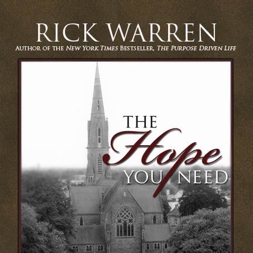 Design Rick Warren's New Book Cover Diseño de pastorrob