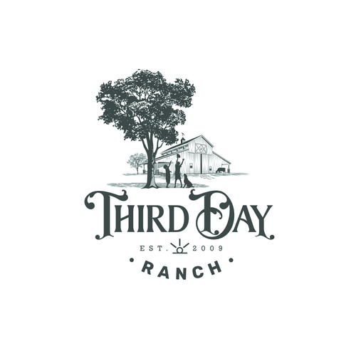 Capture essence of Texas ranch experience in new Third Day Ranch logo-ontwerp door Epiphanie