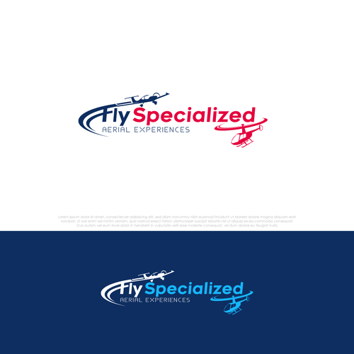 Helicopter | Aviation Company logo for flight experiences Design by Walco