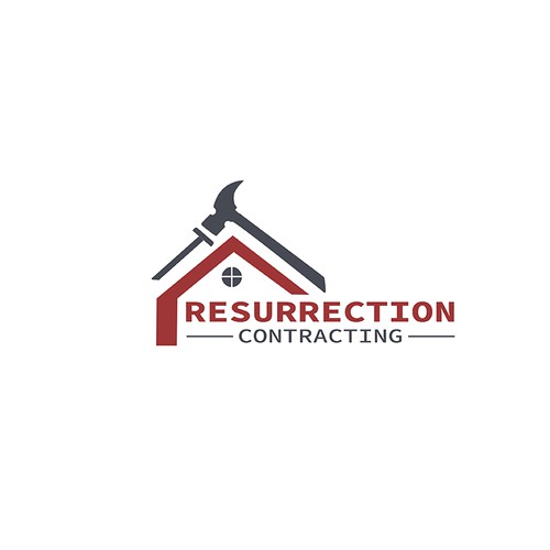 "Reborn To Build" construction company logo. Design by YoussefBenAmmar